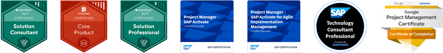 Project management certifications